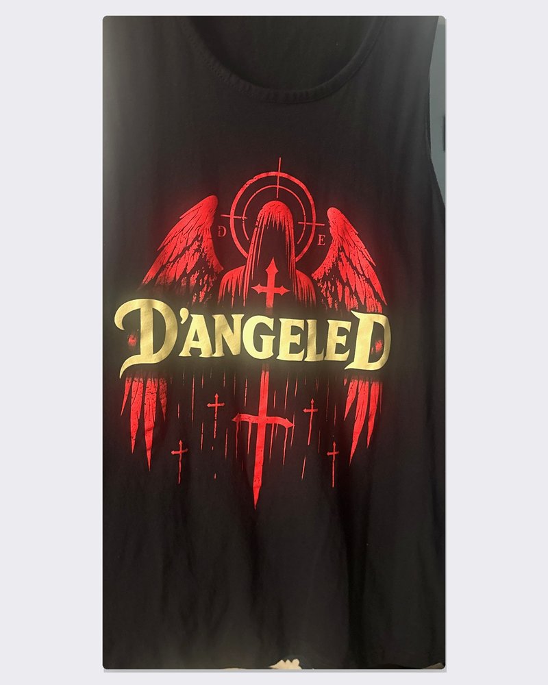 Red tank hanging
