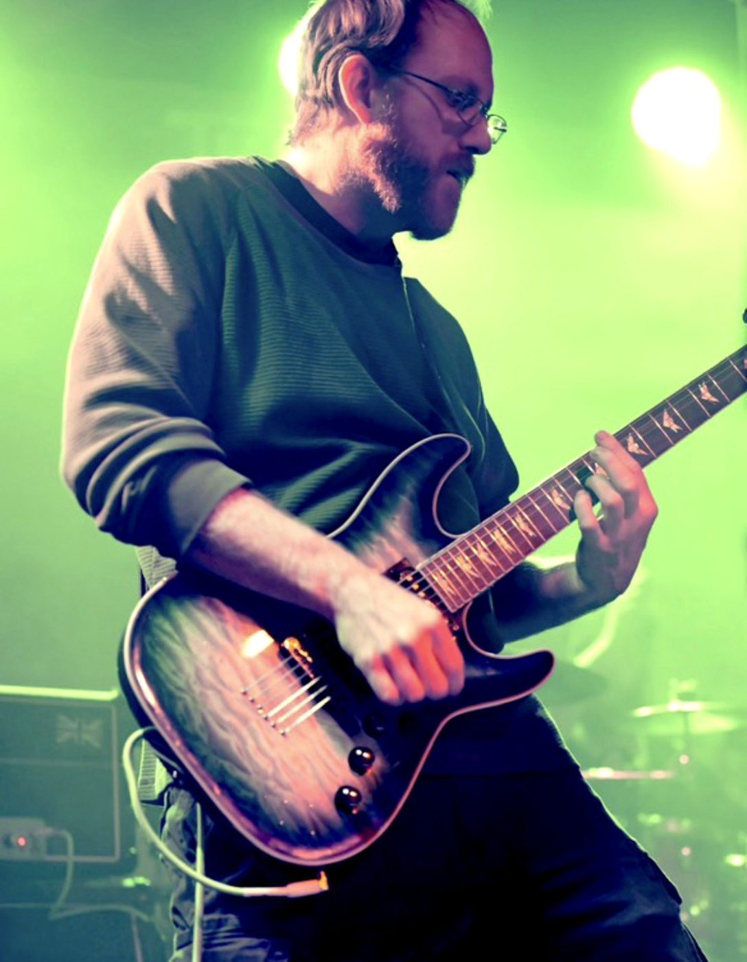 Jesse with PRS under green light